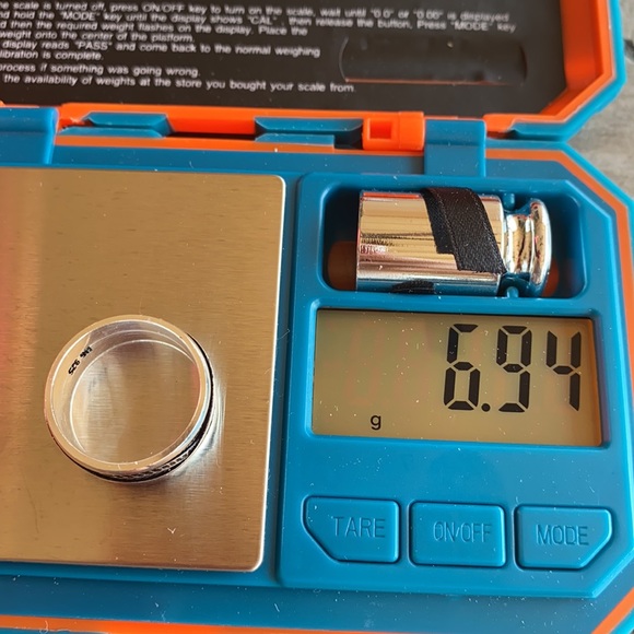 NEW 925 STERLING SILVER LEAF MEN’S WEDDING BAND - Picture 8 of 8